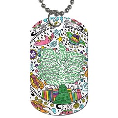 Snowglobe Dog Tag (two Sides) by chellerayartisans