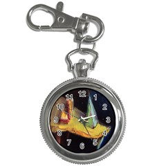 Cosmicchristmastree Key Chain Watches by chellerayartisans