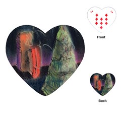 Tree&presents Playing Cards (heart) by chellerayartisans