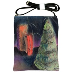 Tree&presents Shoulder Sling Bag by chellerayartisans