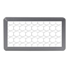 Honeycomb Pattern Black And White Memory Card Reader (mini) by picsaspassion