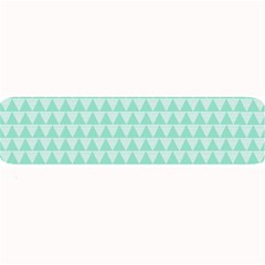 Mint Triangle Shape Pattern Large Bar Mats by picsaspassion