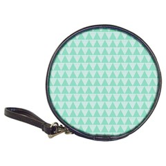 Mint Triangle Shape Pattern Classic 20-cd Wallets by picsaspassion