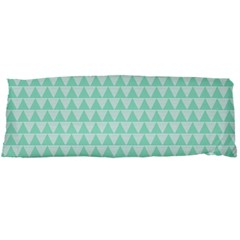 Mint Triangle Shape Pattern Body Pillow Case Dakimakura (two Sides) by picsaspassion