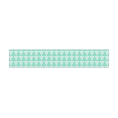 Mint Triangle Shape Pattern Flano Scarf (mini) by picsaspassion