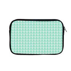 Mint Triangle Shape Pattern Apple Macbook Pro 13  Zipper Case by picsaspassion