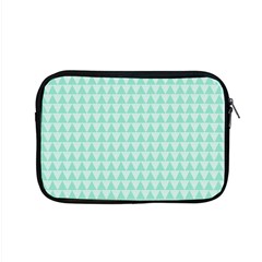 Mint Triangle Shape Pattern Apple Macbook Pro 15  Zipper Case by picsaspassion