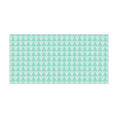 Mint Triangle Shape Pattern Yoga Headband by picsaspassion