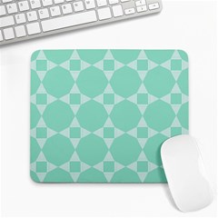 Mint Star Pattern Large Mousepads by picsaspassion