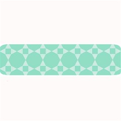 Mint Star Pattern Large Bar Mats by picsaspassion