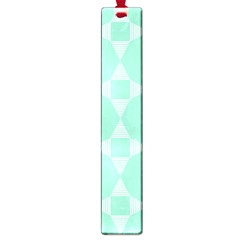 Mint Star Pattern Large Book Marks by picsaspassion