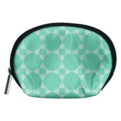 Mint Star Pattern Accessory Pouch (medium) by picsaspassion