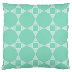 Mint Star Pattern Standard Flano Cushion Case (one Side) by picsaspassion