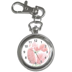 Tulip Red And White Pen Drawing Key Chain Watches by picsaspassion