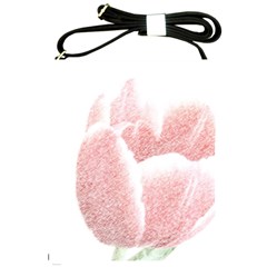 Tulip Red And White Pen Drawing Shoulder Sling Bag by picsaspassion