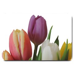 Tulips Bouquet Large Doormat  by picsaspassion