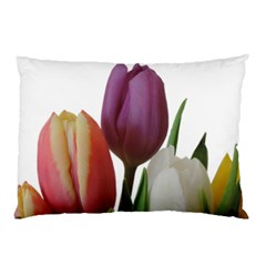 Tulips Bouquet Pillow Case by picsaspassion