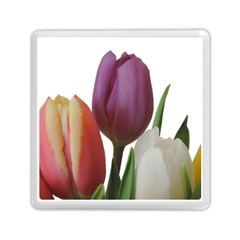 Tulips Bouquet Memory Card Reader (square) by picsaspassion