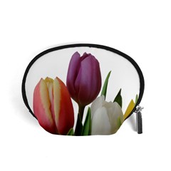 Tulips Bouquet Accessory Pouch (small) by picsaspassion