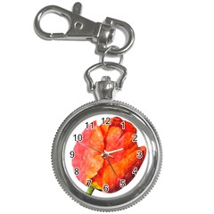 Red Tulip, Watercolor Art Key Chain Watches by picsaspassion