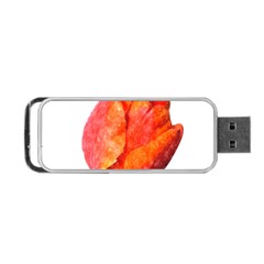 Red Tulip, Watercolor Art Portable Usb Flash (one Side) by picsaspassion