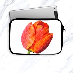 Red Tulip, Watercolor Art Apple Ipad Mini Zipper Cases by picsaspassion