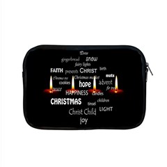 Candles Christmas Advent Light Apple Macbook Pro 15  Zipper Case by Wegoenart