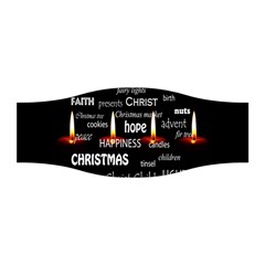 Candles Christmas Advent Light Stretchable Headband by Wegoenart