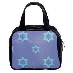 Star Christmas Night Seamlessly Classic Handbag (two Sides) by Wegoenart