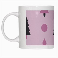 Christmas Trees Tree Fir Den White Mugs by Wegoenart