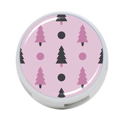 Christmas Trees Tree Fir Den 4-port Usb Hub (two Sides) by Wegoenart