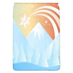 Winter Landscape Star Mountains Removable Flap Cover (L)