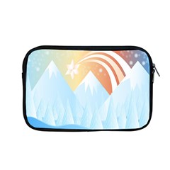 Winter Landscape Star Mountains Apple MacBook Pro 13  Zipper Case