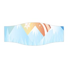 Winter Landscape Star Mountains Stretchable Headband