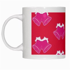 Christmas Red Pattern Reasons White Mugs