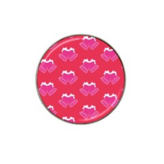 Christmas Red Pattern Reasons Hat Clip Ball Marker (4 Pack) by Wegoenart