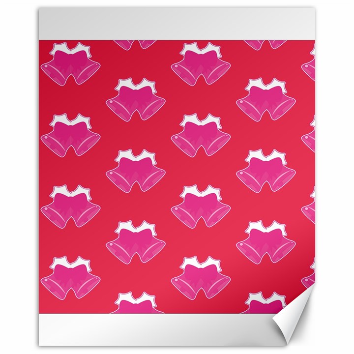 Christmas Red Pattern Reasons Canvas 16  x 20 