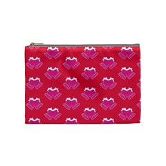 Christmas Red Pattern Reasons Cosmetic Bag (medium) by Wegoenart