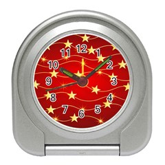 Background Christmas Decoration Travel Alarm Clock