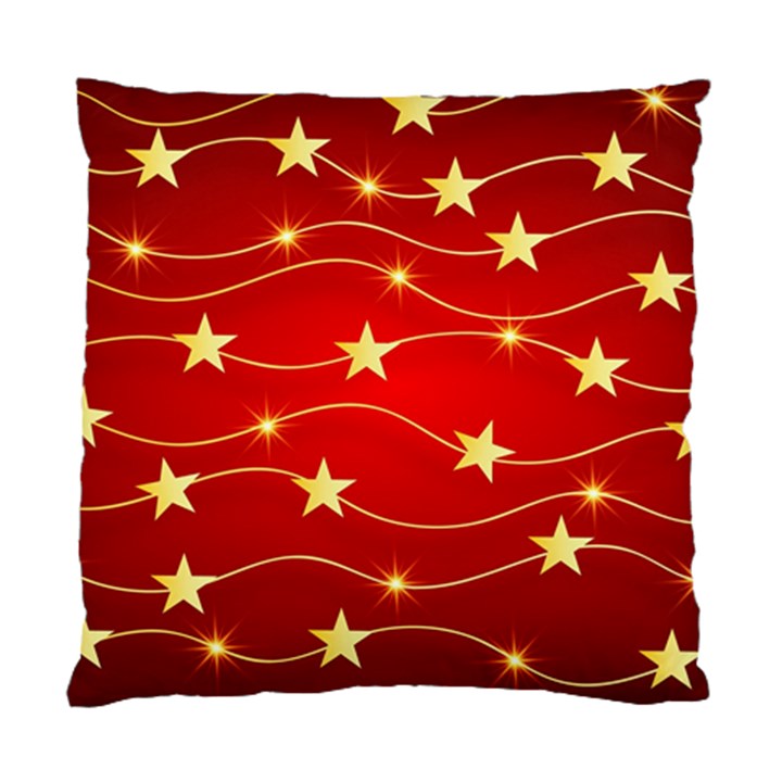 Background Christmas Decoration Standard Cushion Case (One Side)