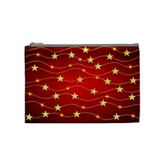 Background Christmas Decoration Cosmetic Bag (medium) by Wegoenart