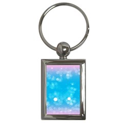 Background Abstract Christmas Snow Key Chains (rectangle)  by Wegoenart