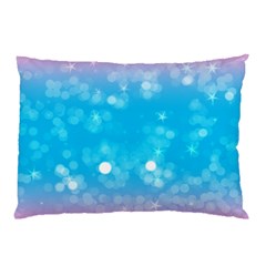 Background Abstract Christmas Snow Pillow Case by Wegoenart