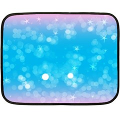 Background Abstract Christmas Snow Fleece Blanket (mini) by Wegoenart