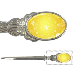 Snowflakes The Background Snow Letter Opener by Wegoenart