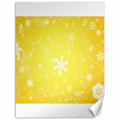 Snowflakes The Background Snow Canvas 18  X 24 