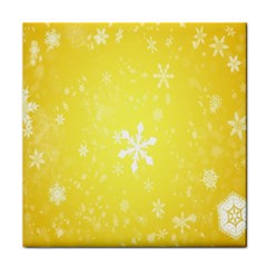 Snowflakes The Background Snow Face Towel