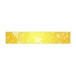 Snowflakes The Background Snow Flano Scarf (Mini) Front