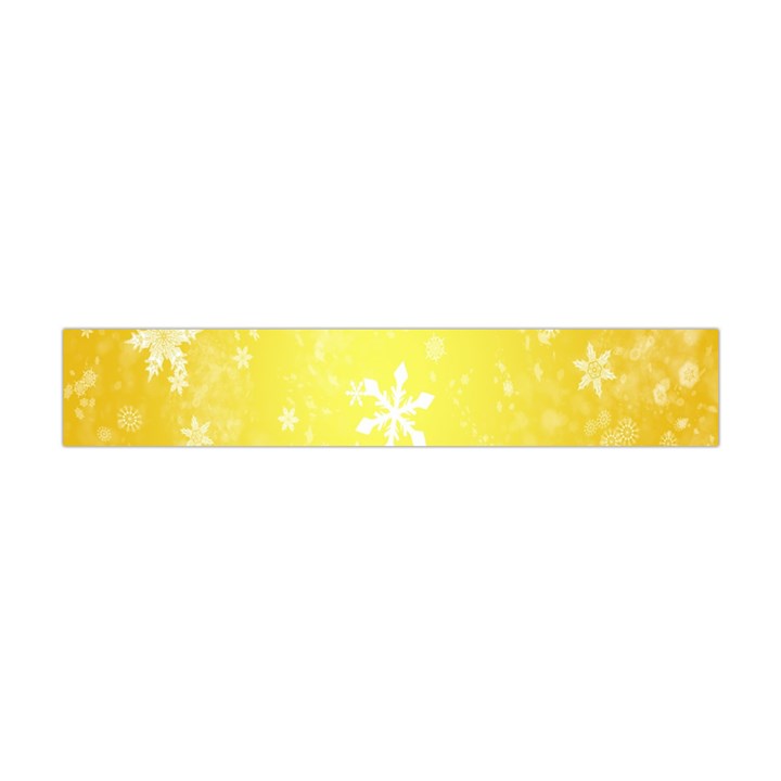 Snowflakes The Background Snow Flano Scarf (Mini)