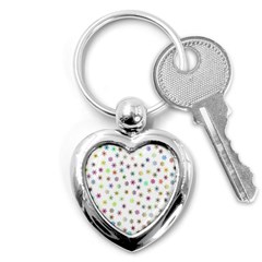 Snowflakes Snow Winter Ice Cold Key Chains (heart)  by Wegoenart